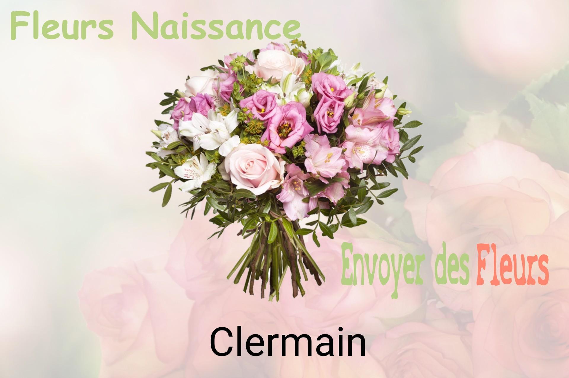 Bouquet de fleurs de naissance livré à Clermain